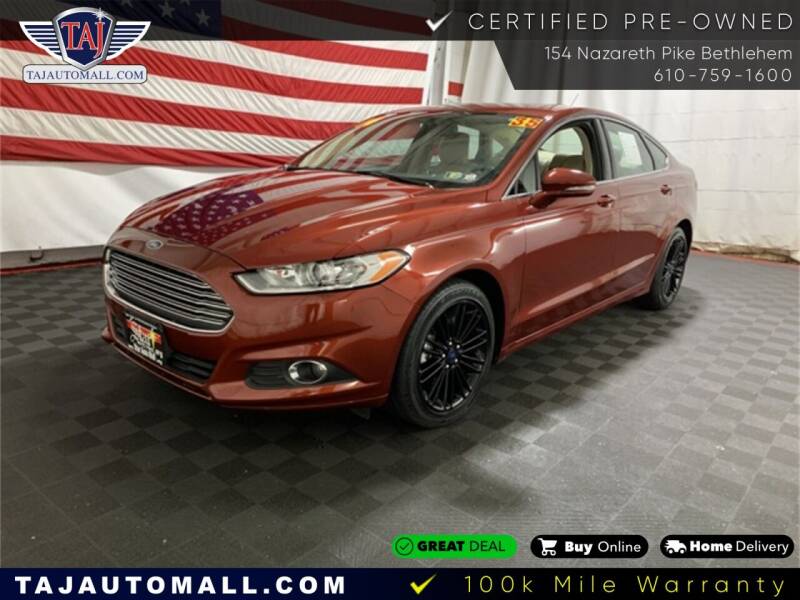 2014 Ford Fusion for sale at Taj Auto Mall in Bethlehem PA