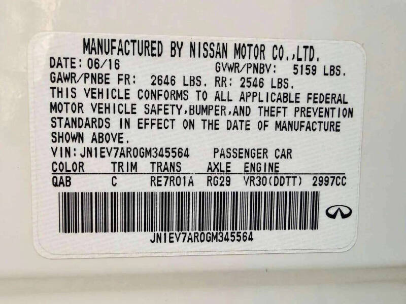 2016 Infiniti Q50 3.0T Premium