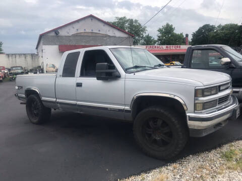 Chevrolet C K 1500 Series For Sale In Lowellville Oh Fireball Motors Llc