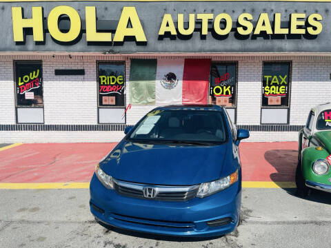 2012 Honda Civic for sale at HOLA AUTO SALES CHAMBLEE- BUY HERE PAY HERE - in Atlanta GA