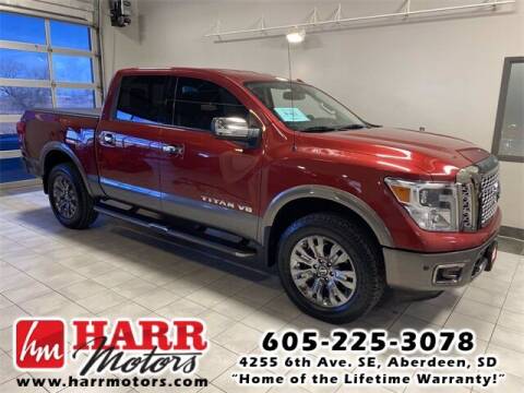 2018 Nissan Titan for sale at Harr's Redfield Ford in Redfield SD
