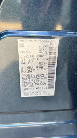 2015 Nissan Pathfinder