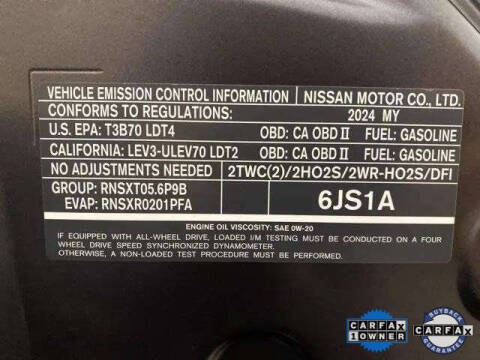 2024 Infiniti QX80 Sensory