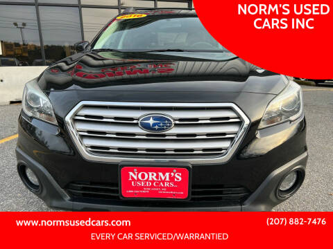 2016 Subaru Outback for sale at NORM'S USED CARS INC in Wiscasset ME