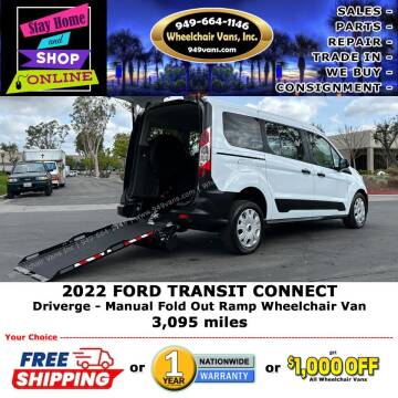 2022 Ford Transit Connect for sale at Wheelchair Vans Inc in Laguna Hills CA