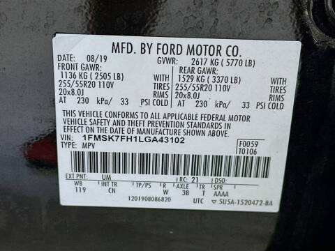 2020 Ford Explorer Limited