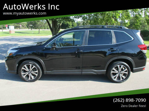 2020 Subaru Forester for sale at AutoWerks Inc in Sturtevant WI