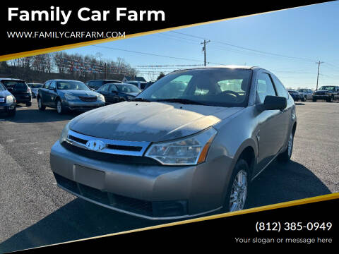 2008 Ford Focus for sale at Family Car Farm in Princeton IN