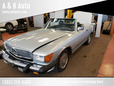 1987 Mercedes-Benz 560-Class for sale at A & B Auto in Lakewood CO