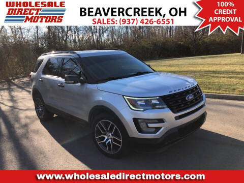 2017 Ford Explorer for sale at WHOLESALE DIRECT MOTORS in Beavercreek OH
