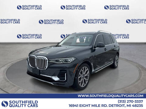 2021 BMW X7 for sale at SOUTHFIELD QUALITY CARS in Detroit MI