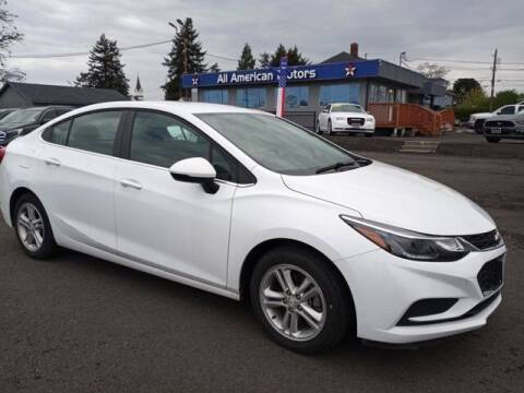 2018 Chevrolet Cruze for sale at All American Motors in Tacoma WA