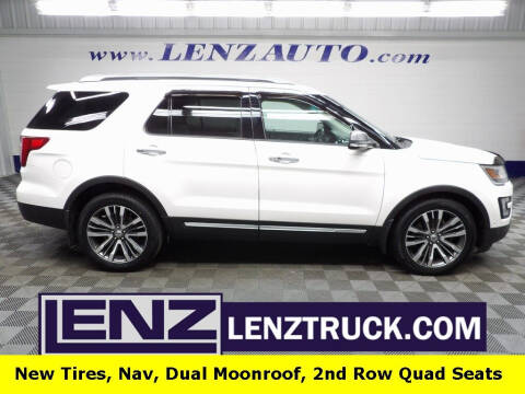 2016 Ford Explorer for sale at LENZ TRUCK CENTER in Fond Du Lac WI