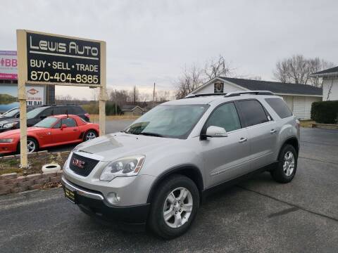 2008 GMC Acadia for sale at Lewis Auto in Mountain Home AR
