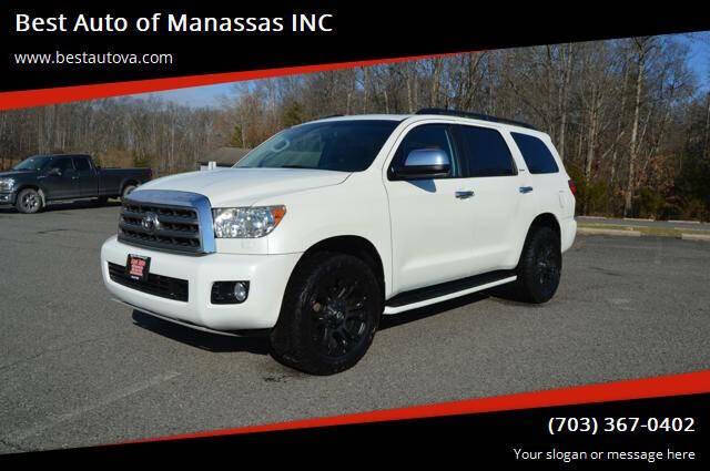 2016 Toyota Sequoia for sale at Best Auto of Manassas INC in Manassas VA