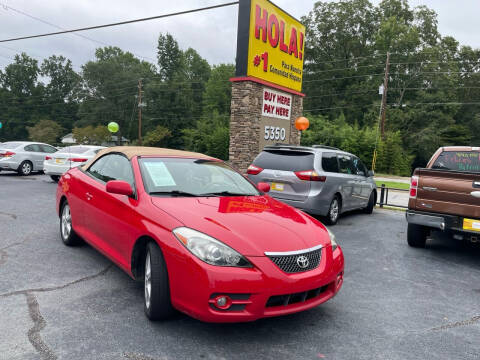 2008 Toyota Camry Solara for sale at NO FULL COVERAGE AUTO SALES LLC in Austell GA