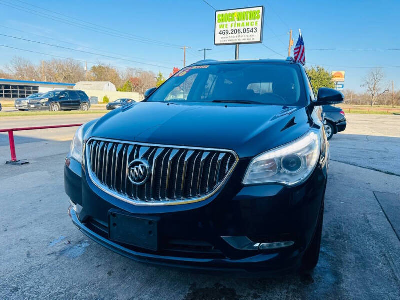 2016 Buick Enclave for sale at Shock Motors in Garland TX