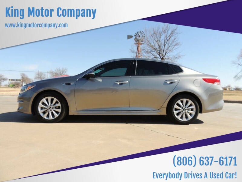 2018 Kia Optima for sale at King Motor Company in Brownfield TX