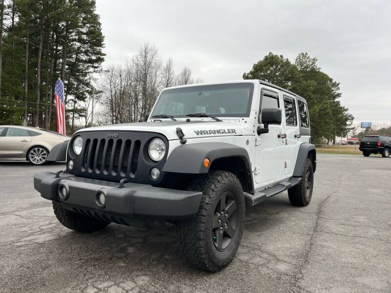 2017 Jeep Wrangler Unlimited for sale at Airbase Auto Sales in Cabot AR