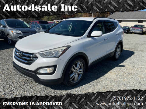 2013 Hyundai Santa Fe Sport for sale at Auto4sale Inc in Mount Pocono PA