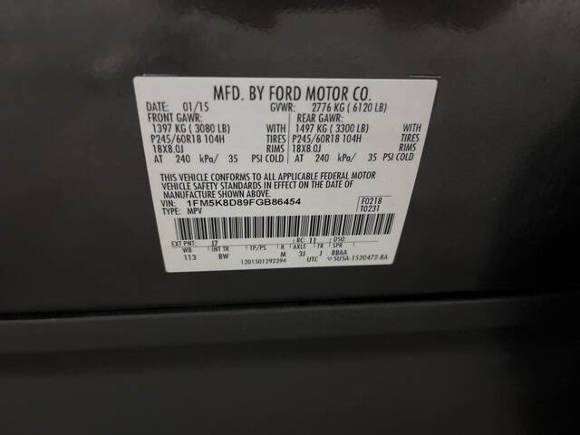 2015 Ford Explorer XLT