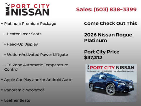 2026 Nissan Rogue Platinum