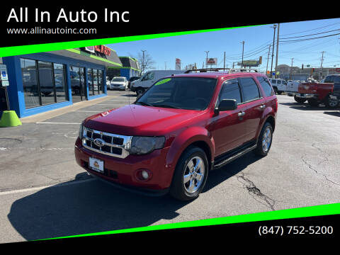 2011 Ford Escape for sale at All In Auto Inc in Palatine IL