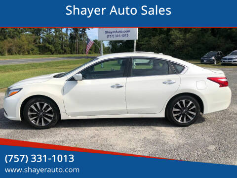 2017 Nissan Altima for sale at Shayer Auto Sales in Cape Charles VA