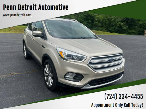 2018 Ford Escape for sale at Penn Detroit Automotive in New Kensington PA