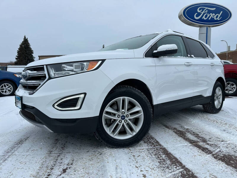 Used 2018 Ford Edge SEL with VIN 2FMPK4J96JBB50557 for sale in Windom, Minnesota