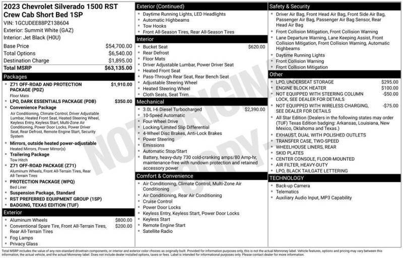2023 Chevrolet Silverado 1500