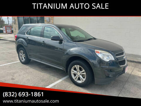 2014 Chevrolet Equinox for sale at TITANIUM AUTO SALE in Houston TX