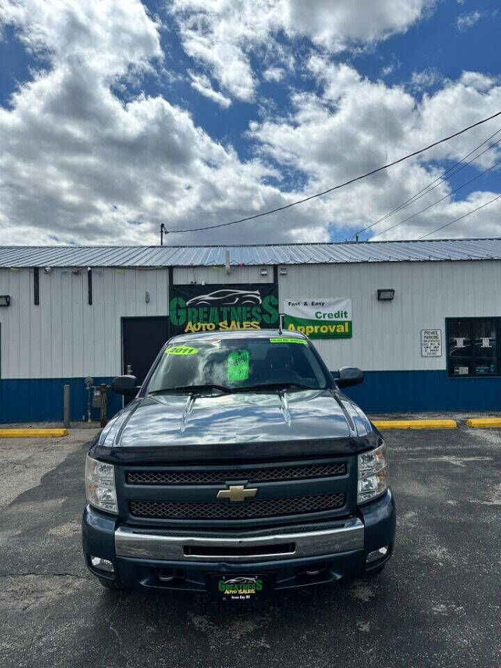 2011 Chevrolet Silverado 1500 for sale at GREATNESS AUTO SALES in Green Bay, WI