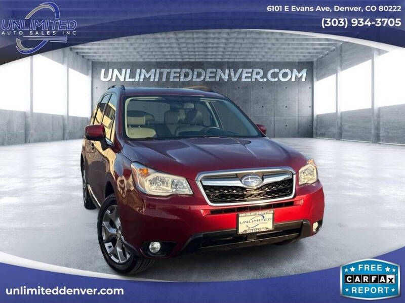 2016 Subaru Forester for sale at Unlimited Auto Sales in Denver CO