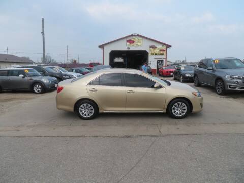 2012 Toyota Camry for sale at Jefferson St Motors in Waterloo IA