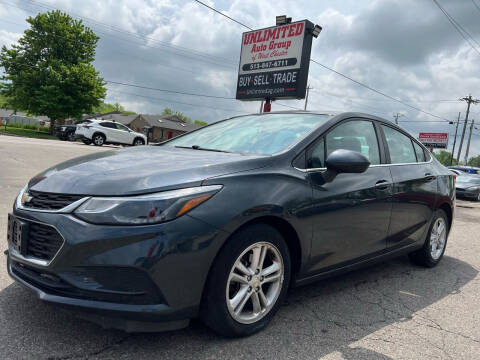 2017 Chevrolet Cruze for sale at Unlimited Auto Group in West Chester OH