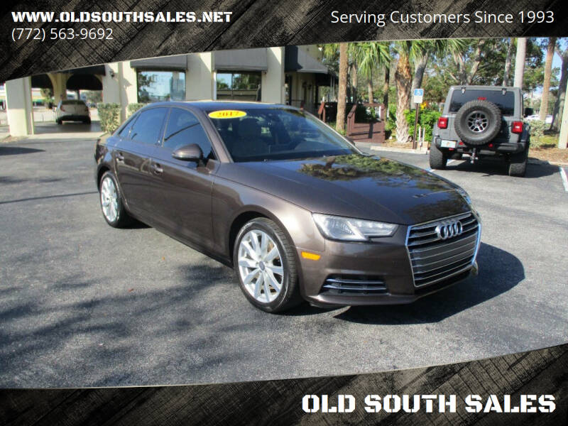 2017 Audi A4 for sale at OLD SOUTH SALES in Vero Beach FL