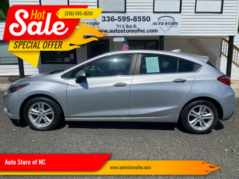 2017 Chevrolet Cruze for sale at Auto Store of NC - Walnut Cove in Walnut Cove NC