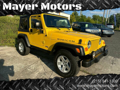 2006 Jeep Wrangler for sale at Mayer Motors in Pennsburg PA