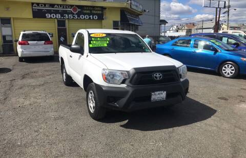 2012 Toyota Tacoma for sale at A.D.E. Auto Sales in Elizabeth NJ