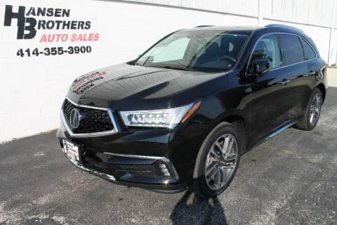 2017 Acura MDX for sale at HANSEN BROTHERS AUTO SALES in Milwaukee WI