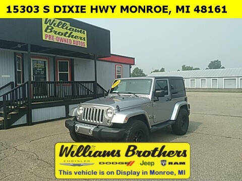 2016 Jeep Wrangler for sale at Williams Brothers Pre-Owned Clinton in Clinton MI