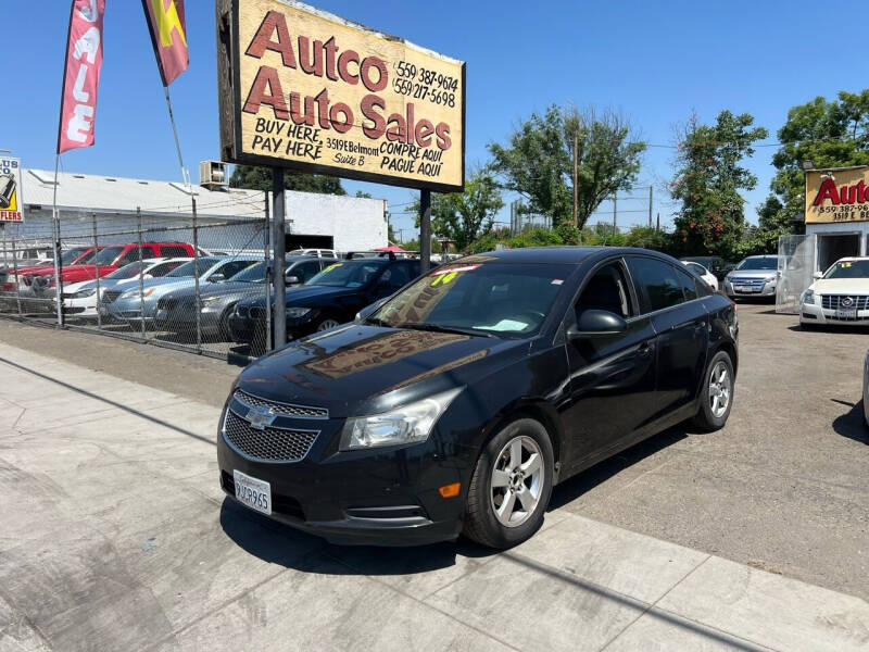 2014 Chevrolet Cruze for sale at AUTCO AUTO SALES in Fresno CA