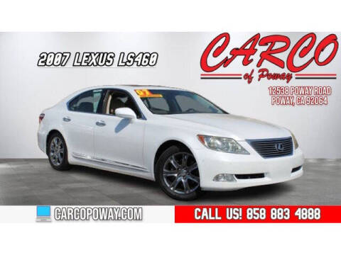 2007 Lexus LS 460 for sale at CARCO OF POWAY in Poway CA