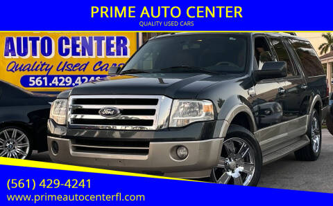 2009 Ford Expedition EL for sale at PRIME AUTO CENTER in Palm Springs FL