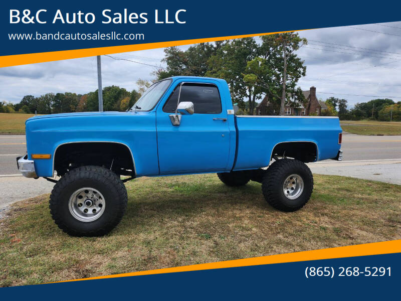 1984 Chevrolet C/K 10 Series for sale at B&C Auto Sales LLC in Maryville TN