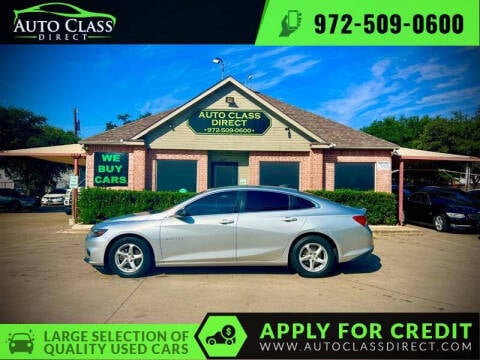 2016 Chevrolet Malibu for sale at Auto Class Direct in Plano TX