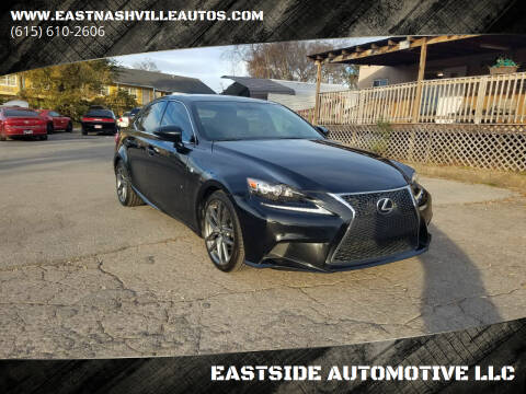 2015 Lexus IS 250 for sale at EASTSIDE AUTOMOTIVE LLC in Nashville TN