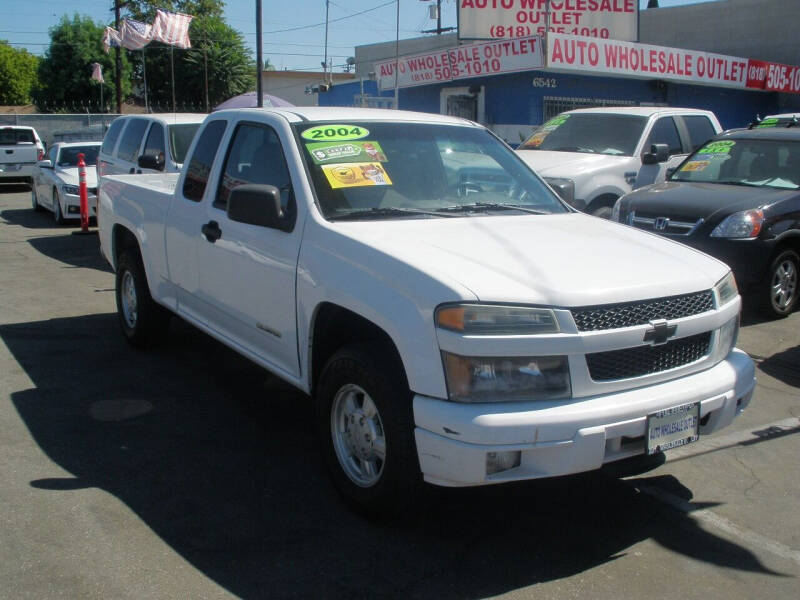 2004 Chevrolet Colorado for sale at AUTO WHOLESALE OUTLET in North Hollywood CA