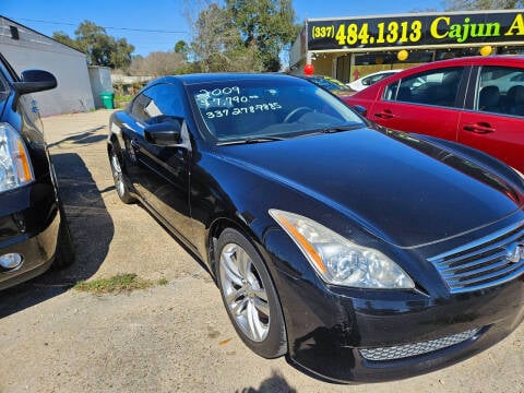 2009 Infiniti G37 Coupe for sale at Cajun Auto Resales, LLC in Lafayette LA